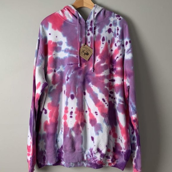Buffalo Betty Trading Co. Tops - NWT Tie Dye Sweats PULLOVER hoodie sweatshirt 3X